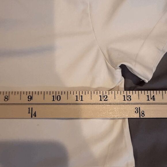 SKIMS Soft Smoothing Fits Everybody White Crew Neck Short Sleeve Tee Size Medium - Picture 5 of 7